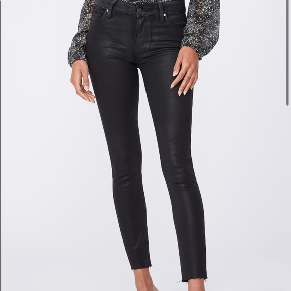 PAIGE Denim - NWT Paige Verdugo Ankle Jeans Sterling Dark Coated sz 27